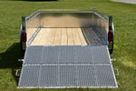 5' x 10' Enbeck Single Axle Aluminum Utility Trailer w/ Aluminum Rims & Bi-Fold Gate Speedway Trailers Guelph Cambridge Kitchener Ontario Canada