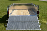 5' x 10' Enbeck Single Axle Aluminum Utility Trailer w/ Aluminum Rims & Bi-Fold Gate Speedway Trailers Guelph Cambridge Kitchener Ontario Canada