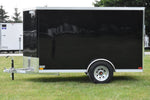 5' x 10' Rhino Single Axle Galvanized Enclosed Cargo Trailer Black Speedway Trailers Guelph Cambridge Kitchener Ontario Canada