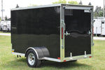 5' x 10' Rhino Single Axle Galvanized Enclosed Cargo Trailer Black Speedway Trailers Guelph Cambridge Kitchener Ontario Canada