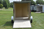 5' x 10' Rhino Single Axle Galvanized Enclosed Cargo Trailer Black Speedway Trailers Guelph Cambridge Kitchener Ontario Canada