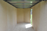 5' x 10' Rhino Single Axle Galvanized Enclosed Cargo Trailer Black Speedway Trailers Guelph Cambridge Kitchener Ontario Canada