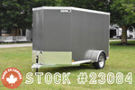 5' x 10' Rhino Galvanized Single Axle Enclosed Cargo Trailer w/ Side Door (2025)