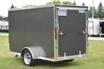 5' x 10' Rhino Single Axle Galvanized Enclosed Cargo Trailer Charcoal Speedway Trailers Guelph Cambridge Kitchener Ontario Canada