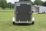 5' x 10' Rhino Single Axle Galvanized Enclosed Cargo Trailer Charcoal Speedway Trailers Guelph Cambridge Kitchener Ontario Canada