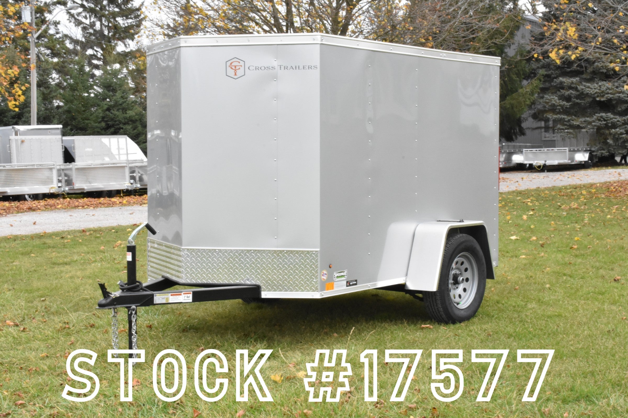 5' x 8' Cross Beta Series Single Axle Steel Enclosed Cargo Trailer Speedway Trailers Guelph Cambridge Kitchener Ontario Canada