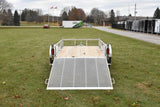 5' x 8' Enbeck Single Axle Aluminum Open Side Trailer w/ Aluminum Rims Speedway Trailers Guelph Cambridge Kitchener Ontario Canada