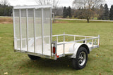 5' x 8' Enbeck Single Axle Aluminum Open Side Trailer w/ Aluminum Rims Speedway Trailers Guelph Cambridge Kitchener Ontario Canada