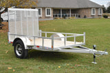 5' x 8' Enbeck Single Axle Aluminum Open Side Trailer w/ Aluminum Rims Speedway Trailers Guelph Cambridge Kitchener Ontario Canada