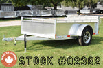 5' x 8' Enbeck Single Axle Aluminum Utility Trailer Aluminum Rims & Bi-Fold Gate Speedway Trailers Guelph Cambridge Kitchener Ontario Canada
