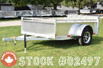 5' x 8' Enbeck Single Axle Aluminum Utility Trailer Aluminum Rims & Bi-Fold Gate Speedway Trailers Guelph Cambridge Kitchener Ontario Canada