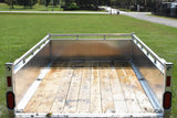 5' x 8' Enbeck Single Axle Aluminum Utility Trailer w/ Aluminum Rims (2025)