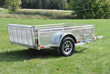 5' x 8' Enbeck Single Axle Aluminum Utility Trailer w/ Aluminum Rims (2025)