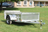 5' x 8' Enbeck Single Axle Aluminum Utility Trailer w/ Aluminum Rims (2025)