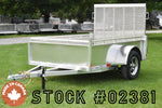 5' x 8' Enbeck Single Axle Aluminum Utility Trailer Aluminum Rims Speedway Trailers Guelph Cambridge Kitchener Ontario Canada