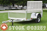 5' x 8' Enbeck Single Axle Aluminum Utility Trailer Aluminum Rims Speedway Trailers Guelph Cambridge Kitchener Ontario Canada