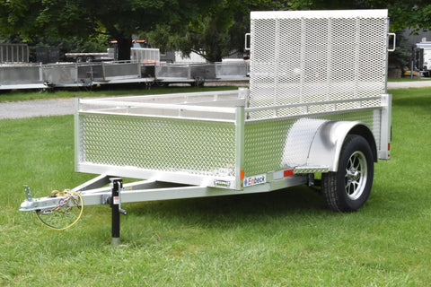 5' x 8' Enbeck Single Axle Aluminum Utility Trailer w/ Aluminum Rims (2026)