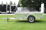 5' x 8' Enbeck Single Axle Aluminum Utility Trailer w/ Aluminum Rims Speedway Trailers Guelph Cambridge Kitchener Ontario Canada