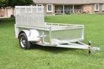 5' x 8' Enbeck Single Axle Aluminum Utility Trailer w/ Aluminum Rims Speedway Trailers Guelph Cambridge Kitchener Ontario Canada