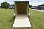 5' x 8' Rhino Single Axle Galvanized Enclosed Cargo Trailer Black Speedway Trailers Guelph Cambridge Kitchener Ontario Canada