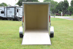 5' x 8' Rhino Single Axle Galvanized Enclosed Cargo Trailer Charcoal Speedway Trailers Guelph Cambridge Kitchener Ontario Canada