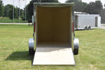 5' x 8' Rhino Single Axle Galvanized Enclosed Cargo Trailer White Speedway Trailers Guelph Cambridge Kitchener Ontario Canada 