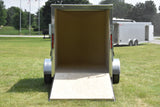 5' x 8' Rhino Single Axle Galvanized Enclosed Cargo Trailer White Speedway Trailers Guelph Cambridge Kitchener Ontario Canada 