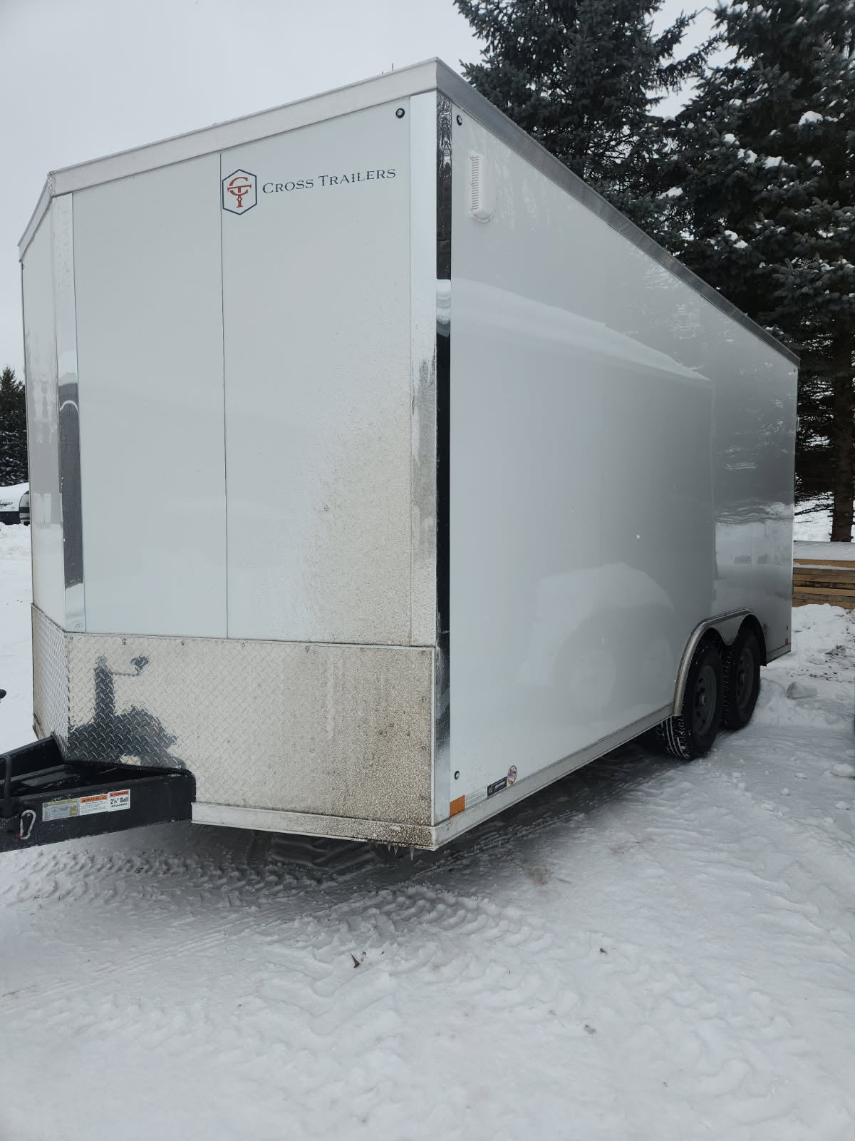 8.5' x 16' Cross Alpha Tandem Axle Steel Enclosed Cargo Trailer (2025)