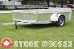 6' x 10' Enbeck Single Axle Aluminum Utility Trailer w/ Aluminum Rims & Bi-Fold Gate Speedway Trailers Guelph Cambridge Kitchener Ontario Canada