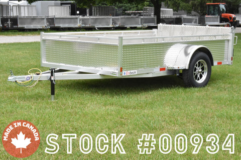 6' x 10' Enbeck Single Axle Aluminum Utility Trailer w/ Aluminum Rims & Bi-Fold Gate Speedway Trailers Guelph Cambridge Kitchener Ontario Canada