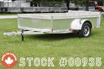 6' x 10' Enbeck Single Axle Aluminum Utility Trailer w/ Aluminum Rims & Bi-Fold Gate Speedway Trailers Guelph Cambridge Kitchener Ontario Canada