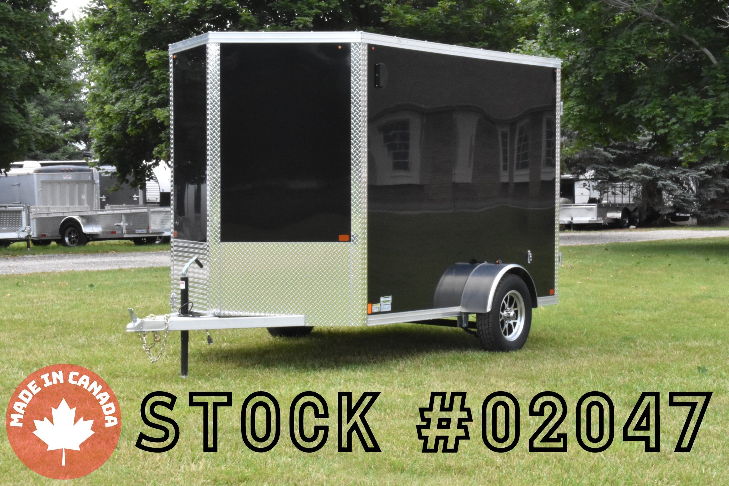 6' x 10' Enbeck Single Axle Enclosed Aluminum Cargo Trailer w/ Double Doors Speedway Trailers Guelph Cambridge Kitchener Ontario Canada