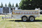 6' x 10' Enbeck Tandem Axle 5 Ton Aluminum Dump Trailer w/ Aluminum Rims Speedway Trailers Guelph Cambridge Kitchener Ontario Canada
