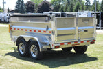 6' x 10' Enbeck Tandem Axle 5 Ton Aluminum Dump Trailer w/ Aluminum Rims Speedway Trailers Guelph Cambridge Kitchener Ontario Canada