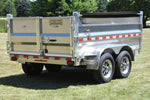 6' x 10' Enbeck Tandem Axle 5 Ton Aluminum Dump Trailer w/ Aluminum Rims Speedway Trailers Guelph Cambridge Kitchener Ontario Canada