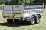 6' x 10' Enbeck Tandem Axle 5 Ton Aluminum Dump Trailer w/ Aluminum Rims Speedway Trailers Guelph Cambridge Kitchener Ontario Canada