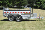 6' x 10' Enbeck Tandem Axle 5 Ton Aluminum Dump Trailer w/ Aluminum Rims Speedway Trailers Guelph Cambridge Kitchener Ontario Canada