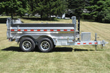 6' x 10' Enbeck Tandem Axle 5 Ton Aluminum Dump Trailer w/ Aluminum Rims Speedway Trailers Guelph Cambridge Kitchener Ontario Canada