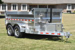 6' x 10' Enbeck Tandem Axle 5 Ton Aluminum Dump Trailer w/ Aluminum Rims Speedway Trailers Guelph Cambridge Kitchener Ontario Canada
