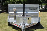 6' x 10' Enbeck Tandem Axle 5 Ton Aluminum Dump Trailer w/ Aluminum Rims Speedway Trailers Guelph Cambridge Kitchener Ontario Canada