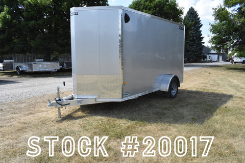 6' x 12' Alcom Express Single Axle Enclosed Cargo Trailer Speedway Trailers Guelph Cambridge Kitchener Ontario Canada