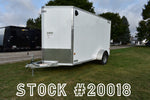 6' x 12' Alcom Express Single Axle Enclosed Cargo Trailer Speedway Trailers Guelph Cambridge Kitchener Ontario Canada