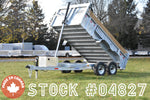 6' x 12' Bearco Galvanized Tandem Axle Hydraulic Dump Trailer w/ 5 Ton Capacity Speedway Trailers Guelph Cambridge Kitchener Ontario Canada