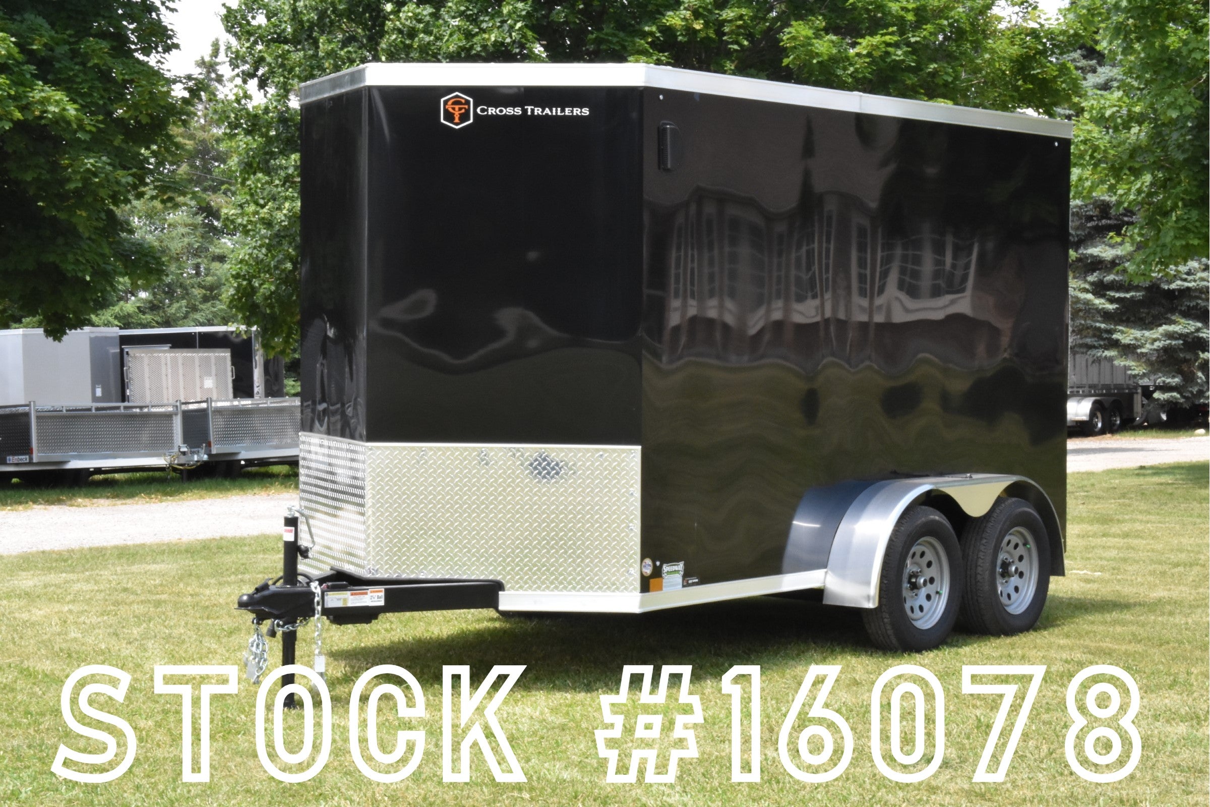 6' x 12' Cross Alpha Series Tandem Axle Enclosed Cargo Trailer Speedway Trailers Guelph Cambridge Kitchener Ontario Canada