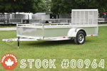 6' x 12' Enbeck Single Axle Aluminum Utility Trailer w/ Aluminum Rims Speedway Trailers Guelph Cambridge Kitchener Ontario Canada