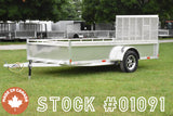 6' x 12' Enbeck Single Axle Aluminum Utility Trailer w/ Aluminum Rims Speedway Trailers Guelph Cambridge Kitchener Ontario Canada