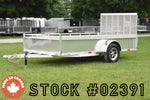 6' x 12' Enbeck Single Axle Aluminum Utility Trailer w/ Aluminum Rims Speedway Trailers Guelph Cambridge Kitchener Ontario Canada