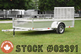 6' x 12' Enbeck Single Axle Aluminum Utility Trailer w/ Aluminum Rims Speedway Trailers Guelph Cambridge Kitchener Ontario Canada