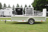 6' x 12' Enbeck Single Axle Aluminum Utility Trailer w/ Aluminum Rims Speedway Trailers Guelph Cambridge Kitchener Ontario Canada