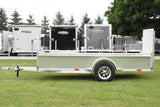 6' x 12' Enbeck Single Axle Aluminum Utility Trailer Aluminum Rims Speedway Trailers Guelph Cambridge Kitchener Ontario Canada